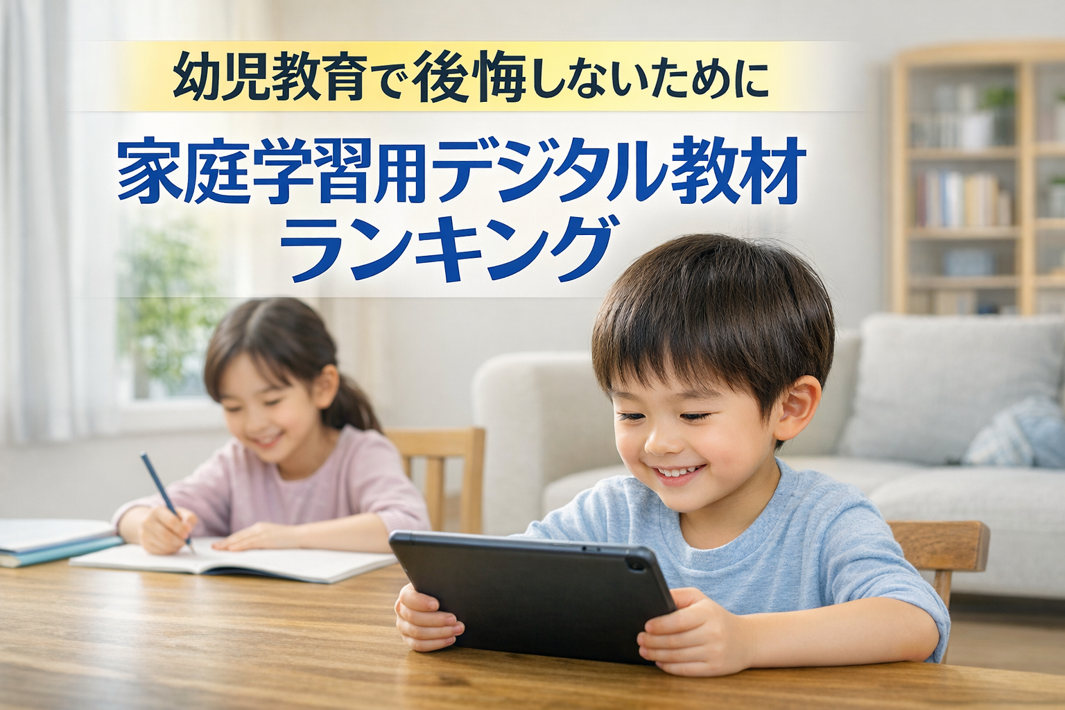 幼児から中学生まで使えるデジタル教材を徹底比較｜天神が1位に選ばれる理由