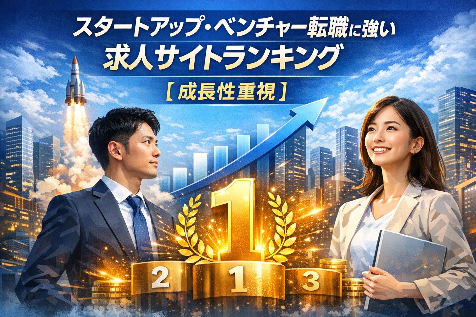 スタートアップ・ベンチャー転職に強い求人サイトランキング【成長性重視】