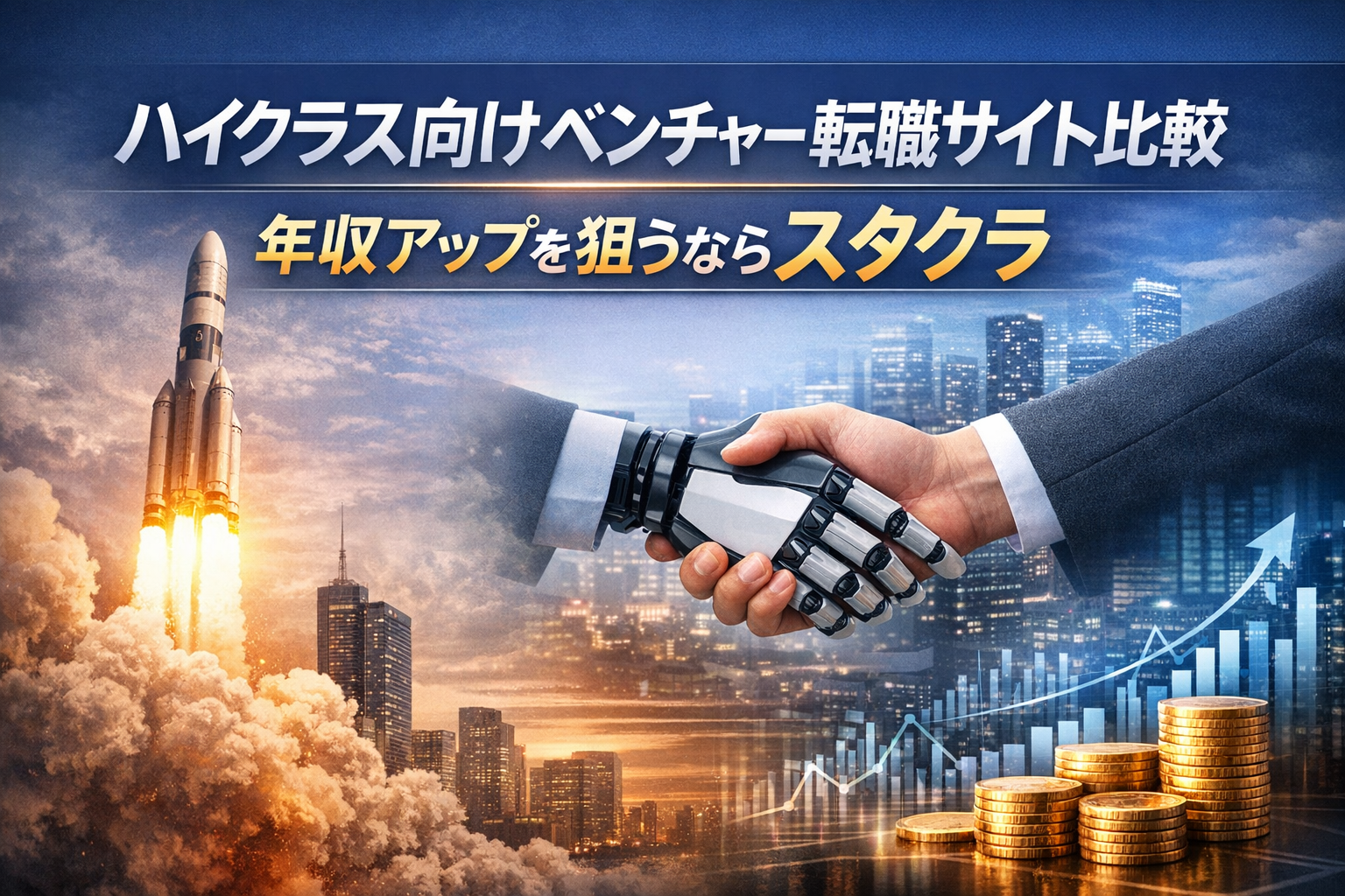 ハイクラス向けベンチャー転職サイト比較｜年収アップを狙うならスタクラ