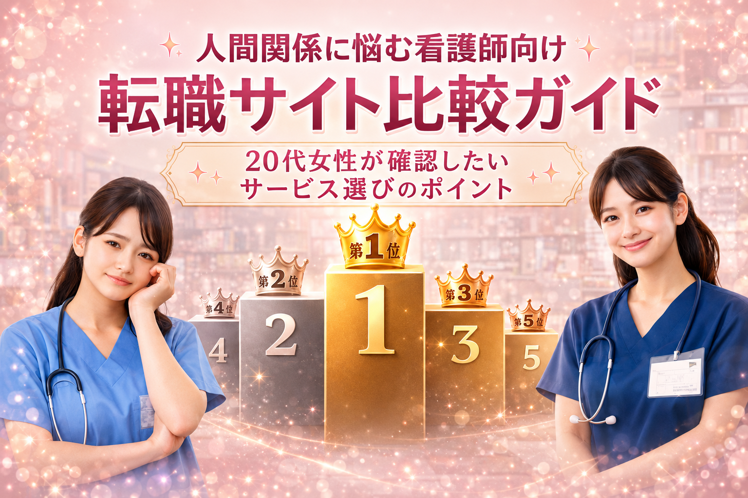 人間関係に悩む看護師向け転職サイト比較ガイド|20代女性が確認したいサービス選びのポイント