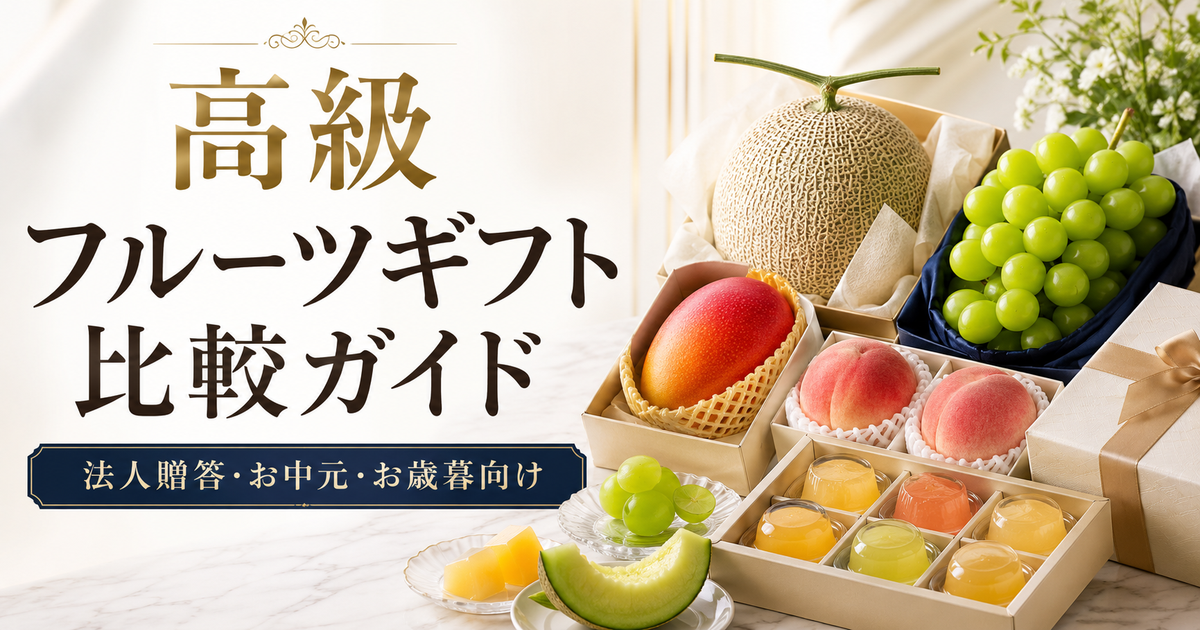高級フルーツギフト比較ガイド｜法人贈答・お中元・お歳暮向けの選び方