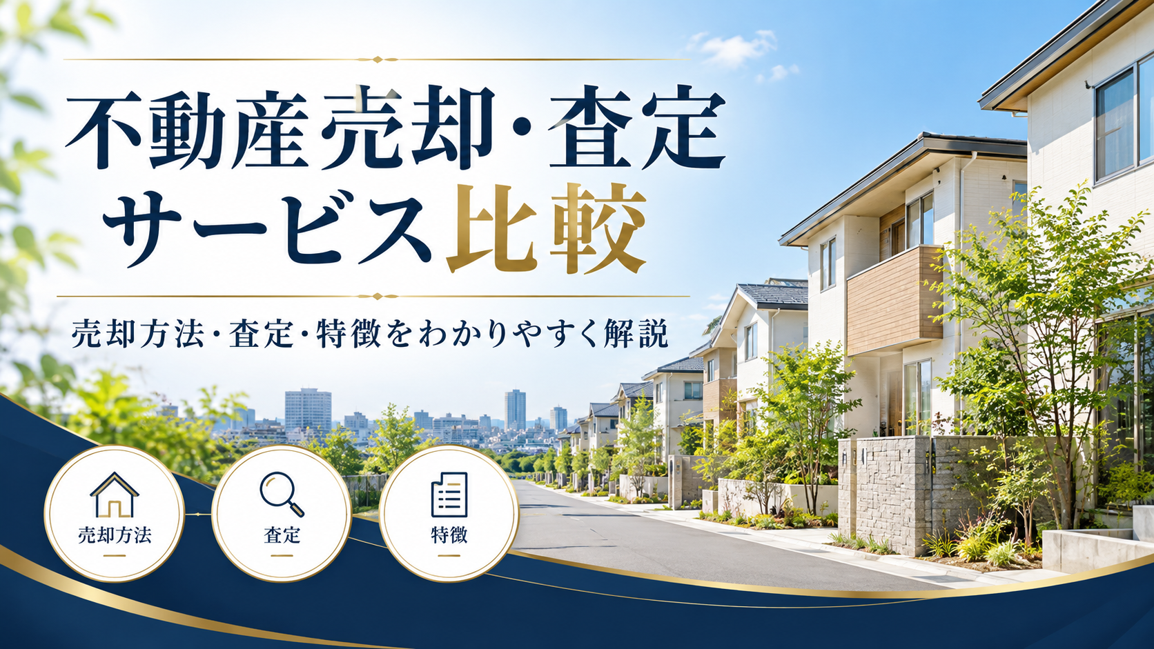 不動産SHOPナカジツと不動産売却サービスを比較!査定・売却方法・特徴を解説